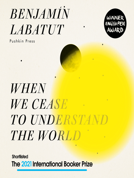 Cover of When We Cease to Understand the World